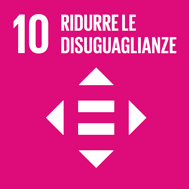 Logo SDG - ridurre le disuguaglianze